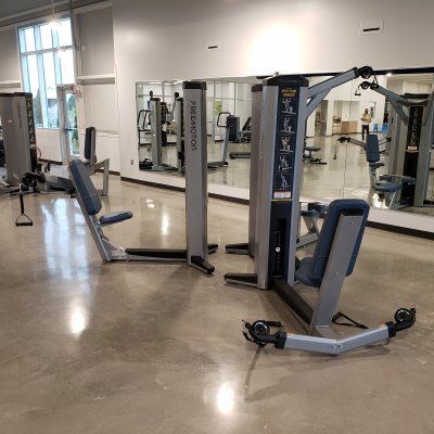 Overview of gym equipment